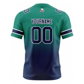 Customizable Women'S Football Jersey - Personalized Name, Number & Logo, Comfort Fit for Sports, Training & Casual Wear, Summer V-Neck T-Shirt with Bold Yellow & Red Design, Football Jersey, Nonelastic Fabric