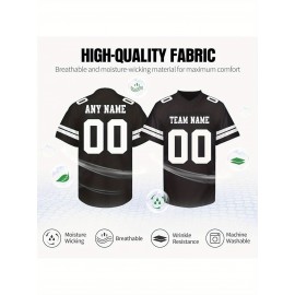 Female football fans who customize large-sized Women's football jerseys, personalized football jerseys with team names and numbers, and customized football uniforms as gifts