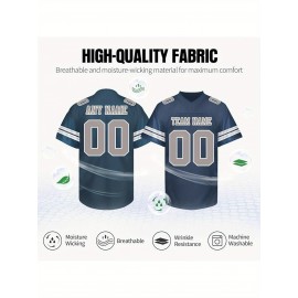 Female football fans who customize large-sized Women's football jerseys, personalized football jerseys with team names and numbers, and customized football uniforms as gifts