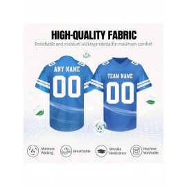 Female football fans who customize large-sized Women's football jerseys, personalized football jerseys with team names and numbers, and customized football uniforms as gifts