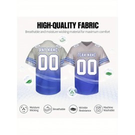 Female football fans who customize large-sized Women's football jerseys, personalized football jerseys with team names and numbers, and customized football uniforms as gifts