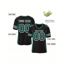 Custom Mesh Football Jersey - Personalized Practice Jerseys for Women, Stitched and Printed Name& Number, Lightweight& Breathable for Training and Games