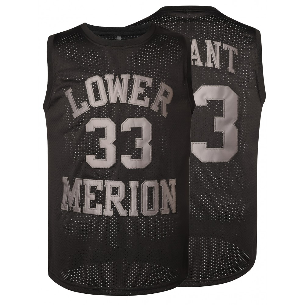Stitched #33 Black Basketball Jersey, Breathable, Sleeveless, Embroidered Uniform Shirt For Men, Perfect For Sports & Outdoor Activities