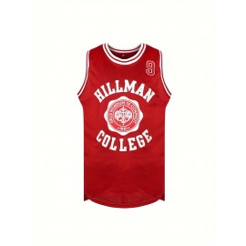 Men'S Basketball Jersey with Embroidered Name and Number, Short Sleeve Polyester Mesh Sports Vest, White Red, Sizes S-3XL, Basketball Accessories