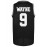 Black Basketball Jersey, Polyester, Round Neck, Available in Sizes S to 3XL.