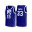 Men's #33 Blue Basketball Jeresys Stitched Name And Number S-3XL