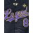 Men's #8 Black Baseball Jersey - Loose Fit V-Neck with Embroidered Name & Number, Purple Accents, All-Season Machine Washable Sportswear for Baseball, Halloween & Casual Outfits