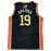 Men's Brick Lakers #19 Basketball Tank Top - Black & Orange Embroidered Sports Jersey, Breathable Polyester for Training, Competition, and Casual Wear, Casual Wear Jersey | Sporty Look | Embroidered Details, Basketball Jersey