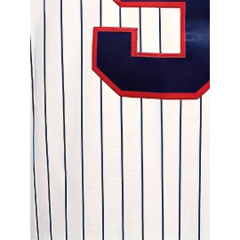 Men's#9 White Aseball Jeresys Stitched Name And Number