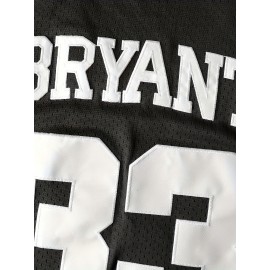 Men'S #33 Black Basketball Jeresys Stitched Name And Number S-3X