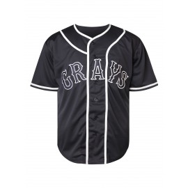 Men'S Navy Blue Baseball Jersey #20, Polyester V-Neck Sports Jersey, Slight Stretch Knit Fabric, Loose Fit, with Embroidered Name & Number, for Casual & Training Wear, Four Seasons