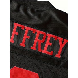 Men'S Retro #23 Black Football Jersey Name & Number Graphic