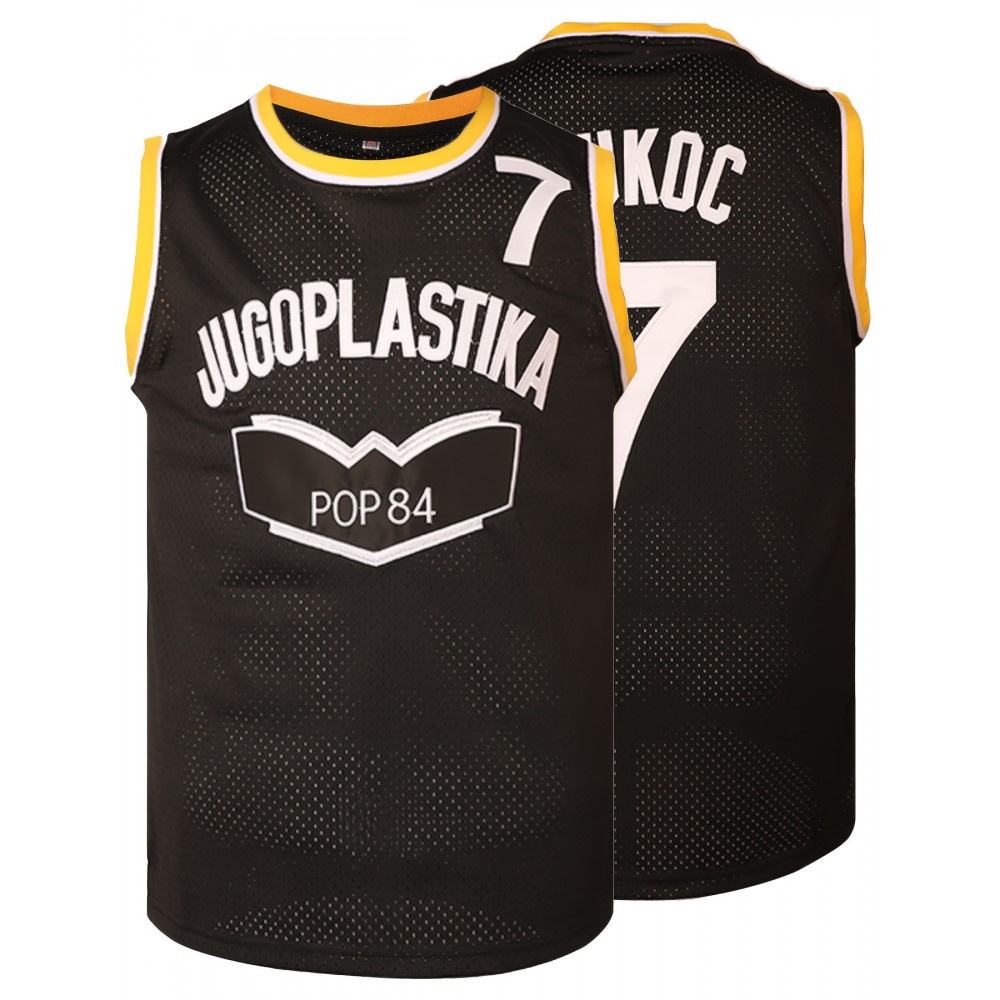 Stitched #7 Black Basketball Jersey, Breathable, Sleeveless, Embroidered Uniform Shirt For Men, Perfect For Sports & Outdoor Activities