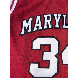 Stitched #34 Mens Basketball Jersey, Breathable, Sleeveless, Embroidered Uniform Shirt For Men, Perfect For Sports & Outdoor Activities