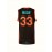 Men's #33 Embroidered Basketball Jersey - Breathable Mesh V-Neck Sleeveless Athletic Tank Top with 