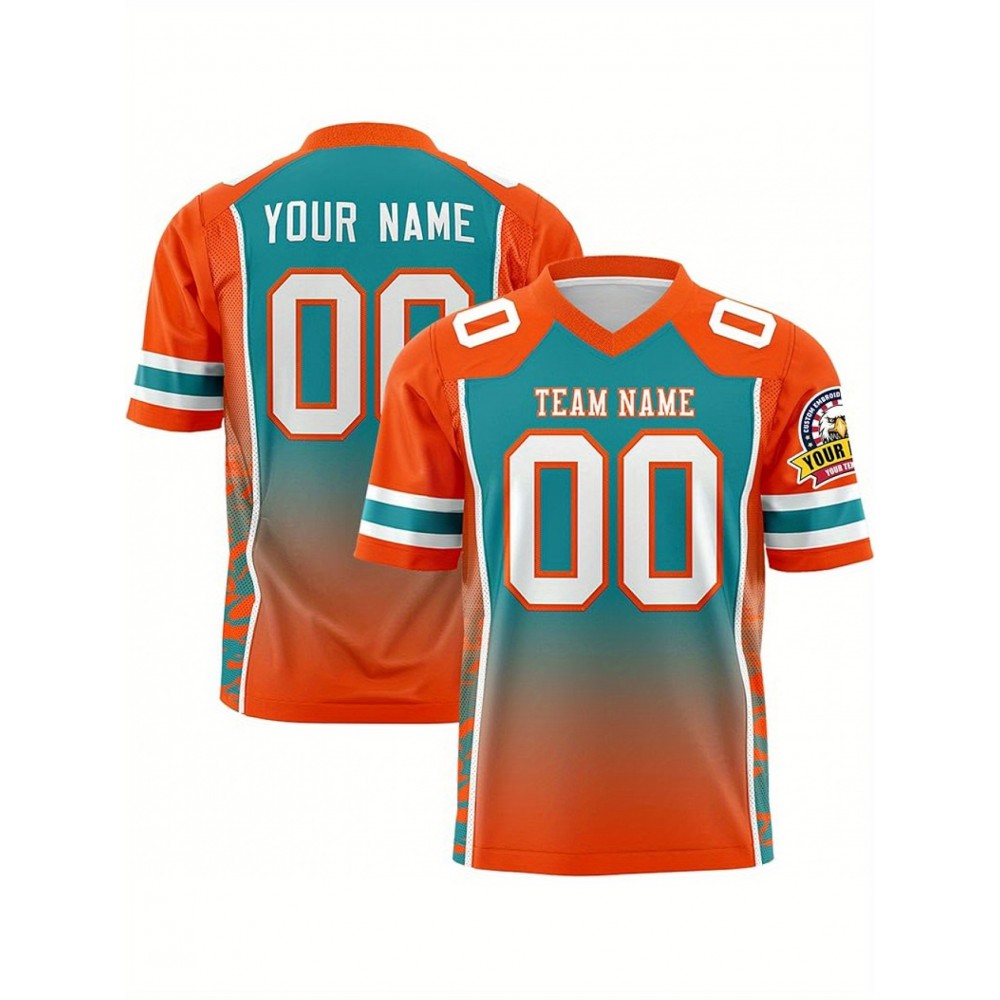 Customized large-sized football jerseys, personalized sportswear stitching, team names and numbers, large-sized Women's jerseys, loose and sporty