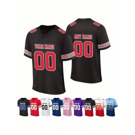 Female football fans who customize large-sized Women's football jerseys, personalized football jerseys with team names and numbers, and customized football uniforms as gifts