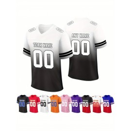 Female football fans who customize large-sized Women's football jerseys, personalized football jerseys with team names and numbers, and customized football uniforms as gifts