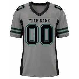 Custom Mesh Football Jersey - Personalized Practice Jerseys for Women, Stitched and Printed Name& Number, Lightweight& Breathable for Training and Games
